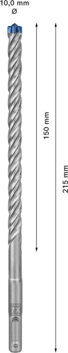 Produktbild Bosch Professional Zubehör EXPERT SDS plus-7X Hammerbohrer, 10 x 150 x 215 mm (10 Millimeter)