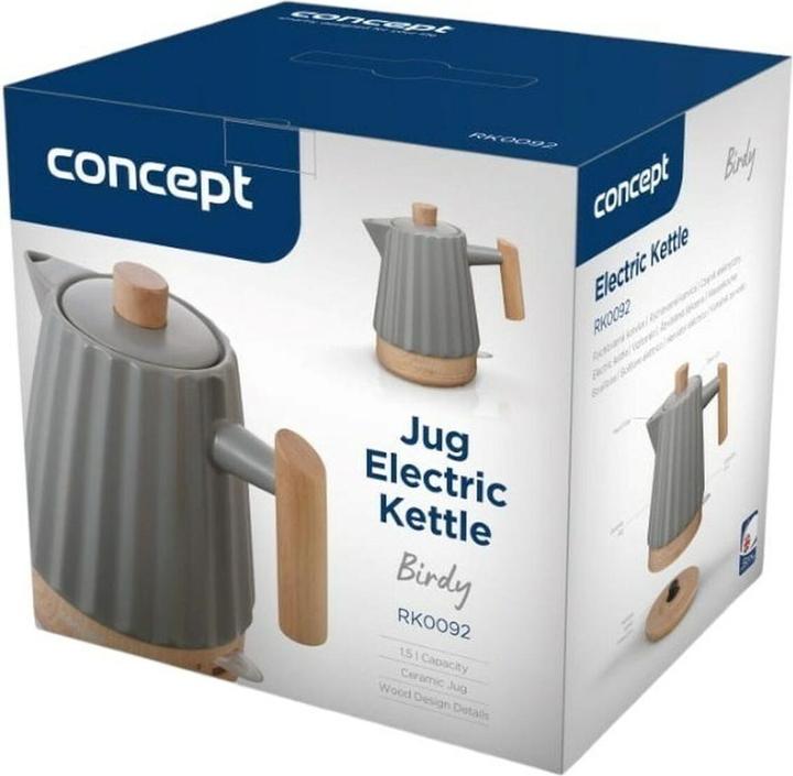 Produktbild Concept Czajnik elektr.ceram. RK0092 ciemnoszary (1.50 l)