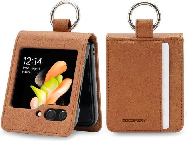 Image du produit Basic Diary Sam Z Flip6 F741 jasnobrązowy/light brown (Samsung Galaxy Z Flip6)