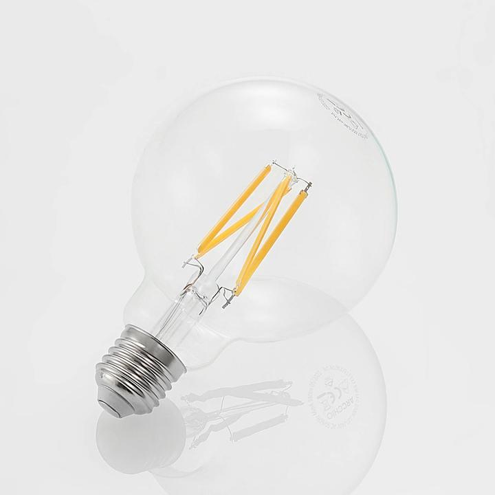 Image du produit Arcchio Ampoule LED E27 8W 2.700K G95 Globe, filament, claire (E27, 8 W, 980 lm, 1 x, E)