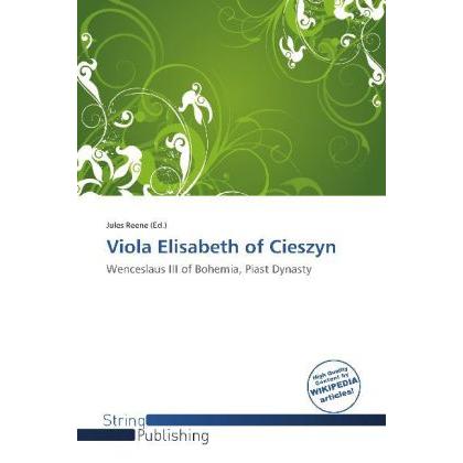 Viola Elisabeth of Cieszyn, Fachbücher