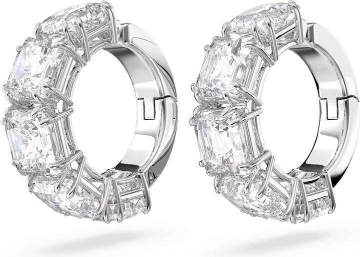Image du produit Swarovski Clips d'oreilles Millenia taille coussin blanc (Métal Swarovski)