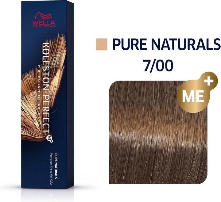 Actual product image Wella Koleston Perfect Me+ Pure Naturals (7/00 medium blonde natural)