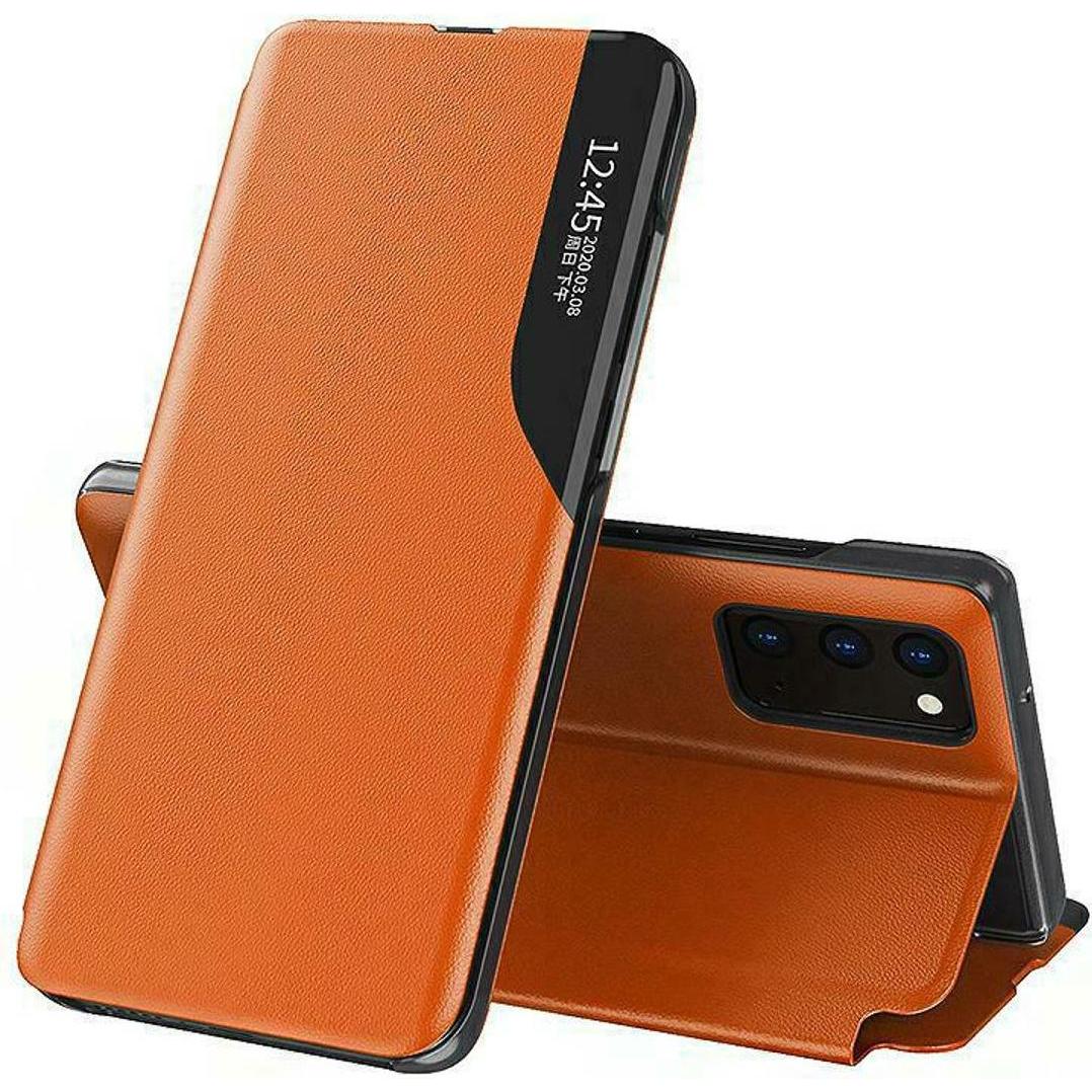 König Design Hülle Handy Schutz für Samsung Galaxy A13 5G Case Cover Tasche Etuis Orange Neu (Samsung Galaxy A13 5G), Sm...