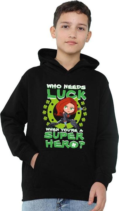Image du produit - Sweat à capuche Saint-Patrick LUCKY SUPER HERO - Enfant (128)
