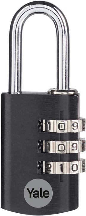 Actual product image Yale YE3CB/28/126/1/BK Padlock 28 mm Black Combination lock