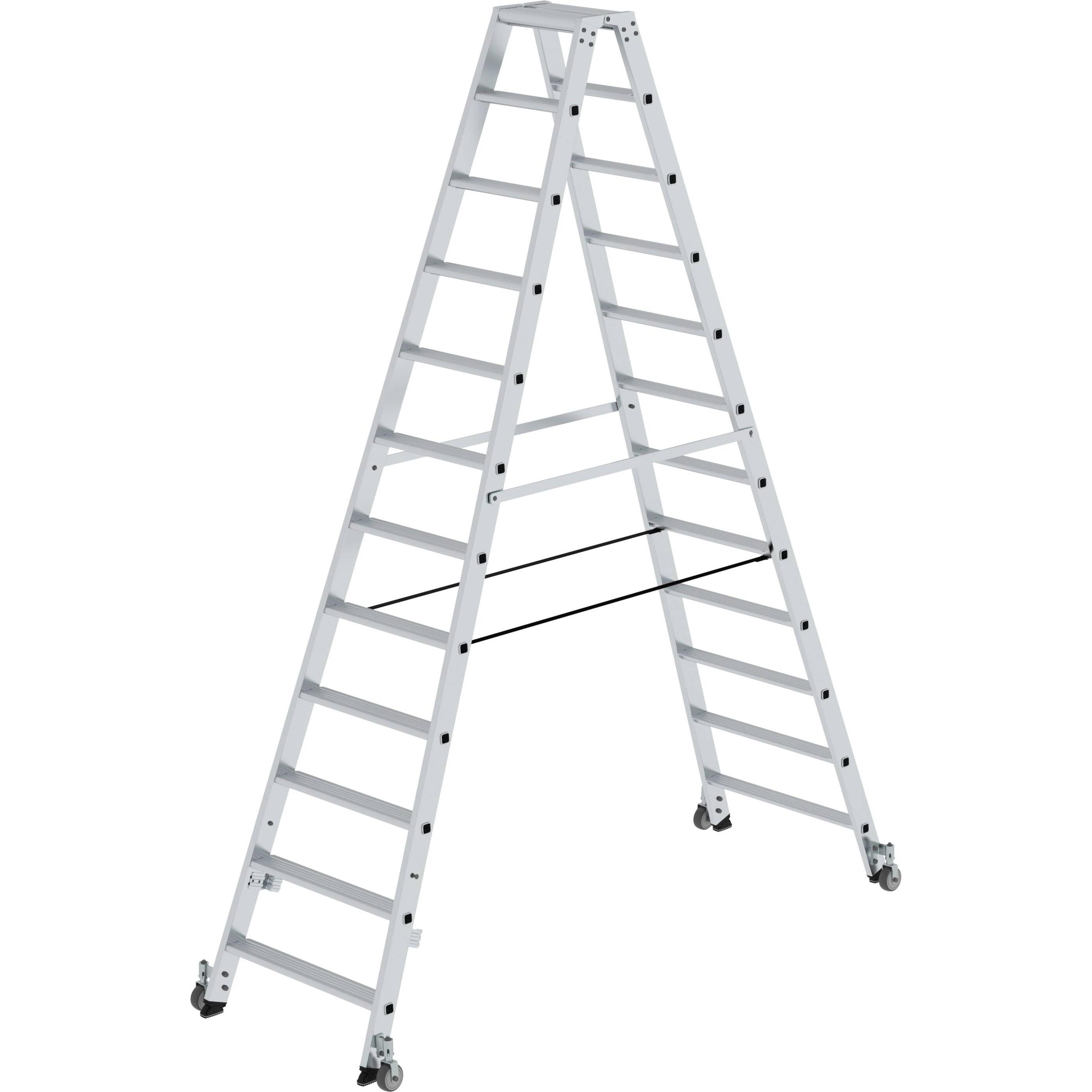 Munk Scala Doppia 222cm: Scala a Pioli a Due Facce