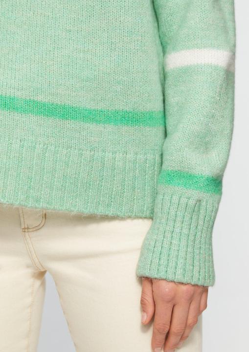Produktbild S.Oliver Strickpullover Gestreifter Strickpullover mit Rollkante (48)
