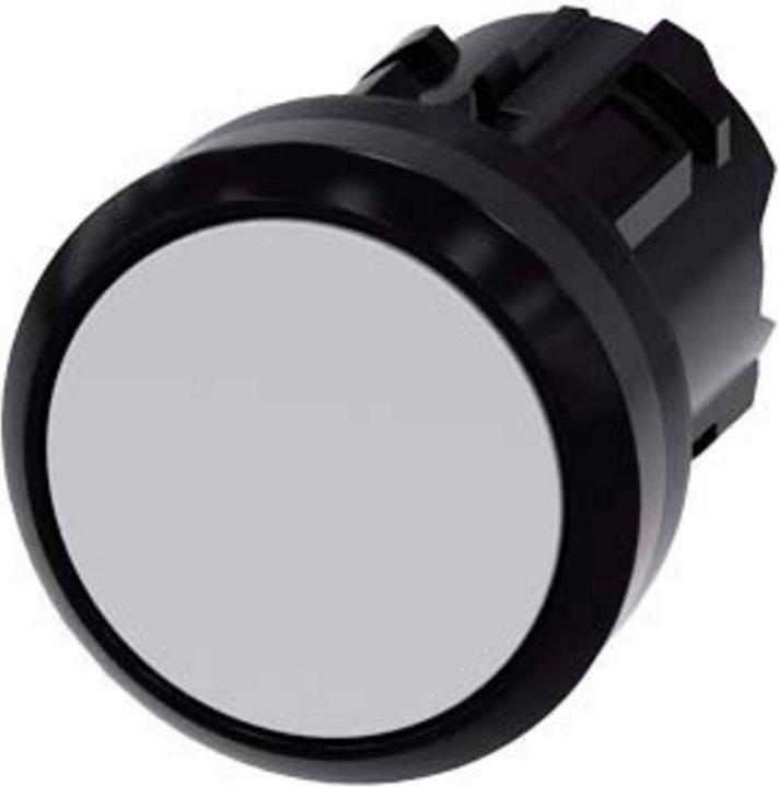 Actual product image Siemens SIRIUS ACT pushbutton front element plastic, gray (3SU1000-0AB80-0AA0)