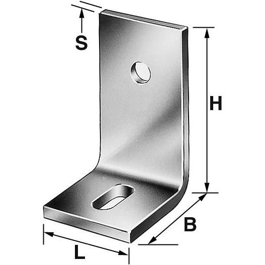Simpson Sst, Baubeschläge + Holzverbinder, Betonwinkel, Typ P (1 Stk.)