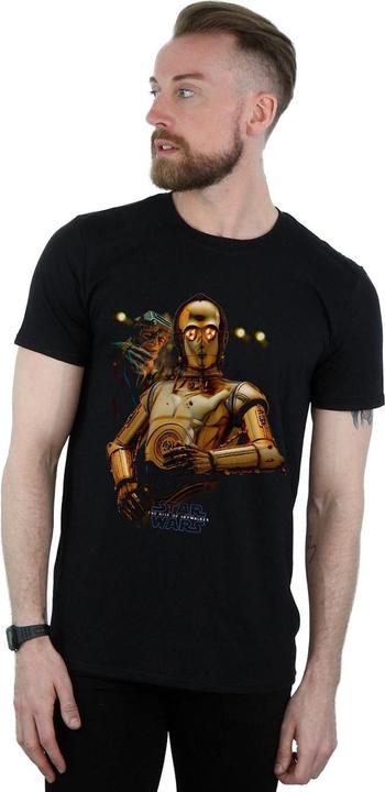 Produktbild Star Wars The Rise Of Skywalker C3PO And Babu Frik TShirt (XL)