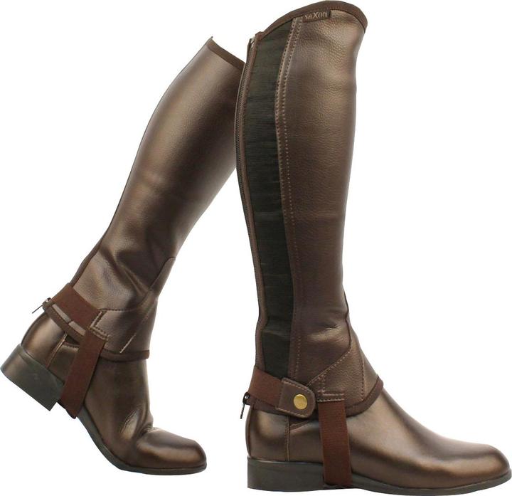 Actual product image Saxon Equileather Half Chaps (S)