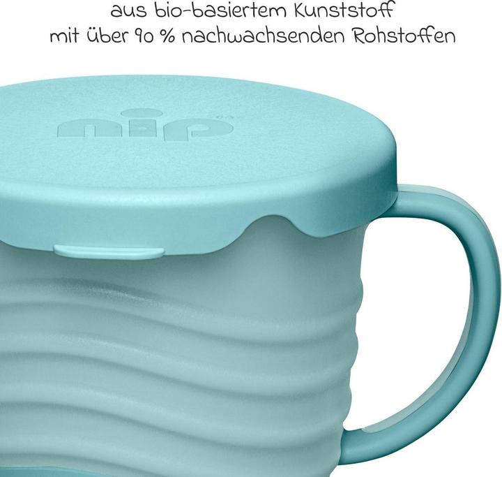 Produktbild NIP Nahrungsbehälter & Portionierer Snackbox / Kindertasse 2in1 eat green -