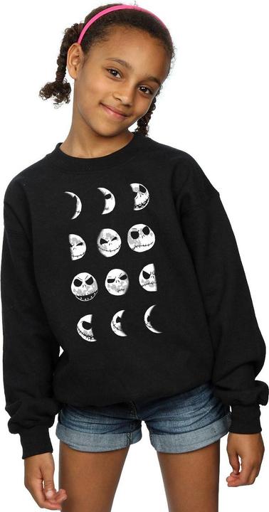 Produktbild Disney Nightmare Before Christmas Jack Moon Sweatshirt Mädchen (140, 146)