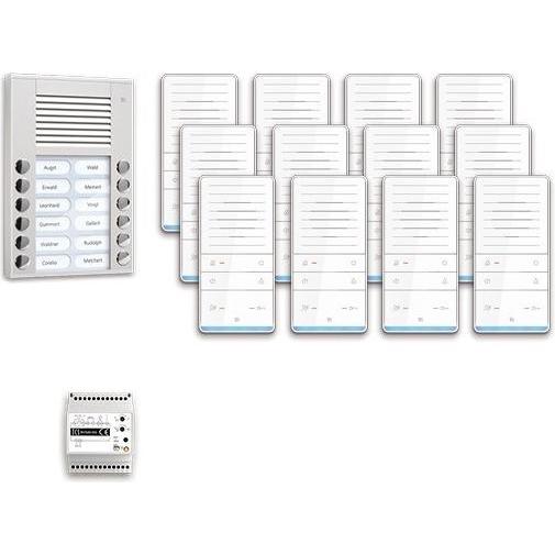 TCS, Klingel + Türsprechanlage, audio pack AP f.12 PAAF122/001Wohneinheiten m.Aussenstation PES 12