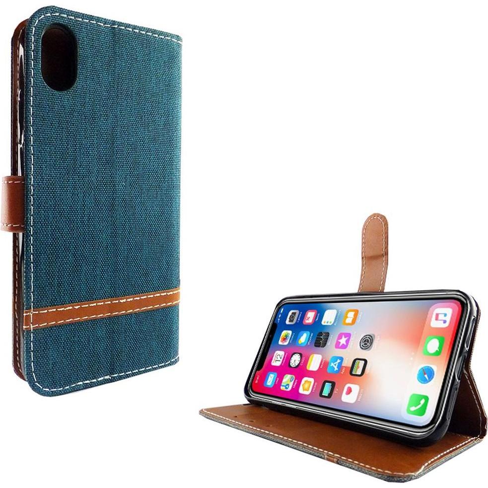 Thumbnail - König Design Hülle Handy Schutz für Apple iPhone XS Case Cover Tasche Wallet Etui Handyhülle (Apple iPhone XS), Smartpho...