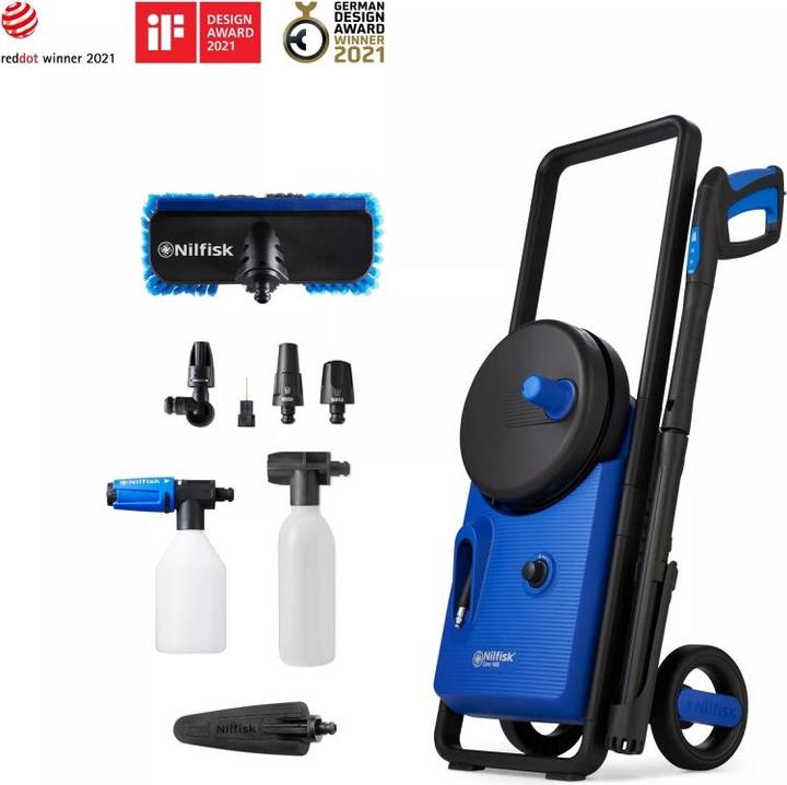 Image du produit Nilfisk Core 140-8 PowerControl In-Hand CAR WASH EU Nettoyeur haute pression électrique vertical 474 l/h (Fonctionnement sur secteur)