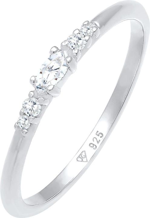 Immagine prodotto Elli Anello di cristallo, anello di fidanzamento (58, 925 Argento)