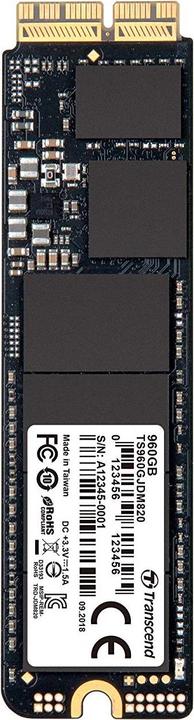 Actual product image Transcend JetDrive 820 (960 GB, M.2)