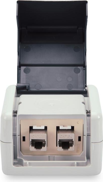 Image du produit Digitus 2x port Keystone inlet for DN-93844-OD for 2x RJ45 Keystone Modules (Support de module Keystone)