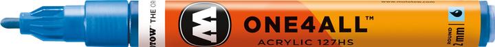 Actual product image Molotow Permanent marker One4All 127 HS refillable 2mm metallic blue (Metallic Blue, 2 mm, 1 x)