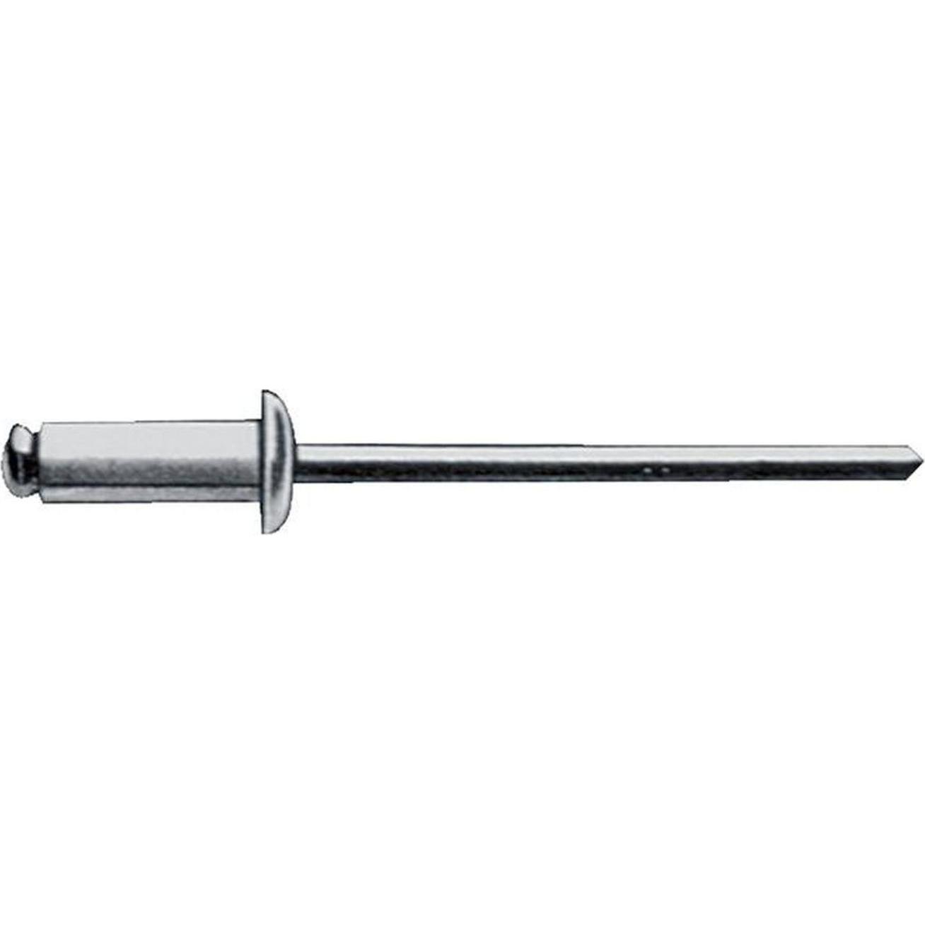 Gesipa, Nieten, Blindniet Nietschaft d x l 4 x 12 mm Stahl / Stahl 500 Stück