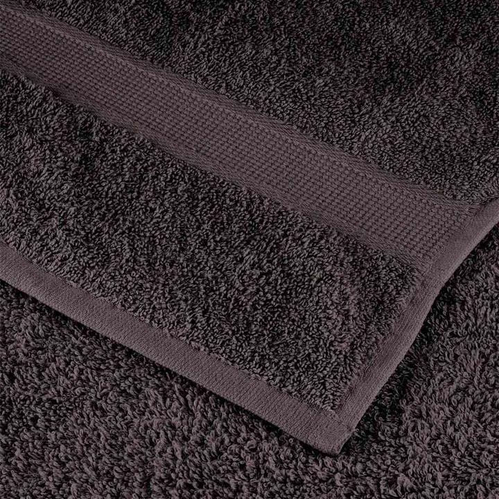 Image du produit vidaXL Set de 12 serviettes Anthracite 360 g/m² 100% coton Serviette de bain (50 x 100 cm, 15 x 21 cm, 70 x 140 cm, 30 x 50 cm)
