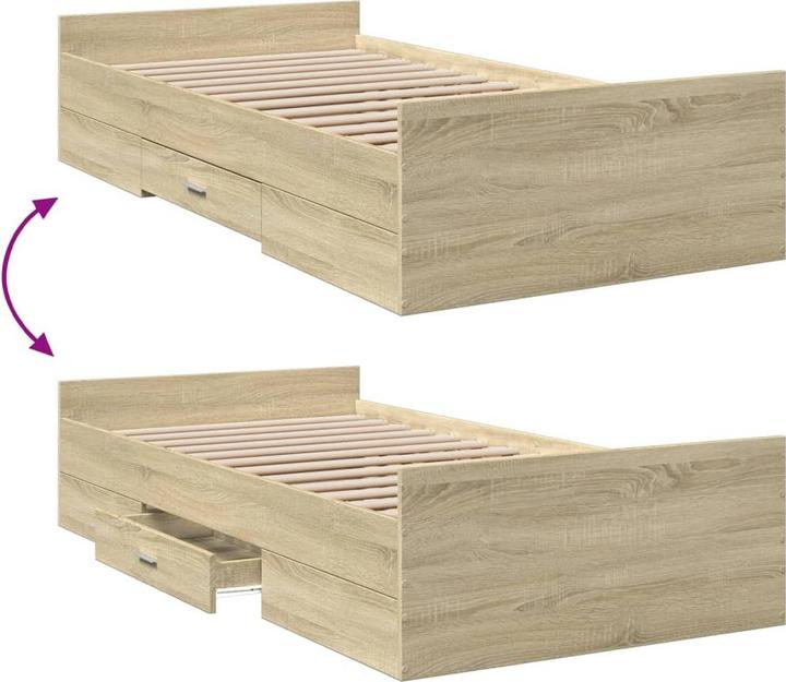 Actual product image vidaXL Bettgestell (120 x 200 cm)