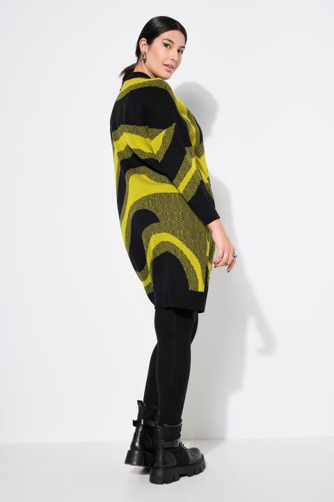 Image du produit Studio Untold Robe en maille oversize, motif jacquard coloré (50, 52)