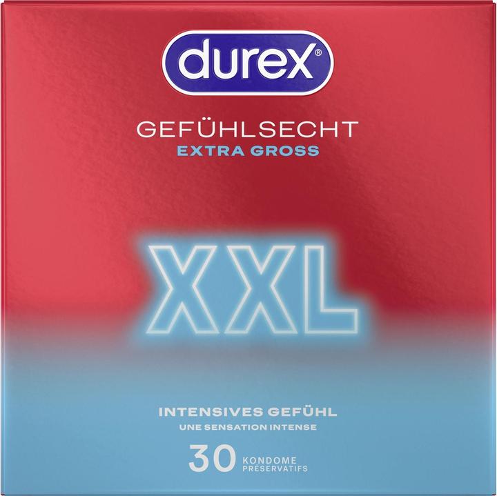 Produktbild Durex Gefühlsecht XXL (30 Stk.)