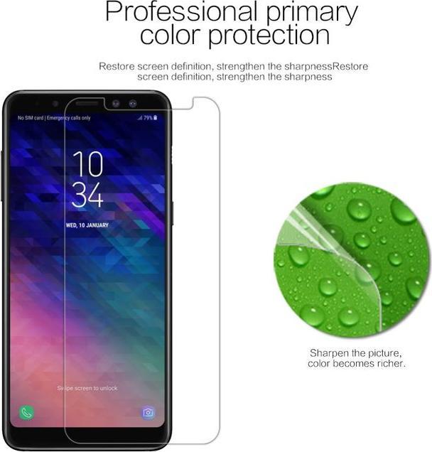 Actual product image Nillkin Super Clear Series (1 pcs., Samsung Galaxy A8 (2018))