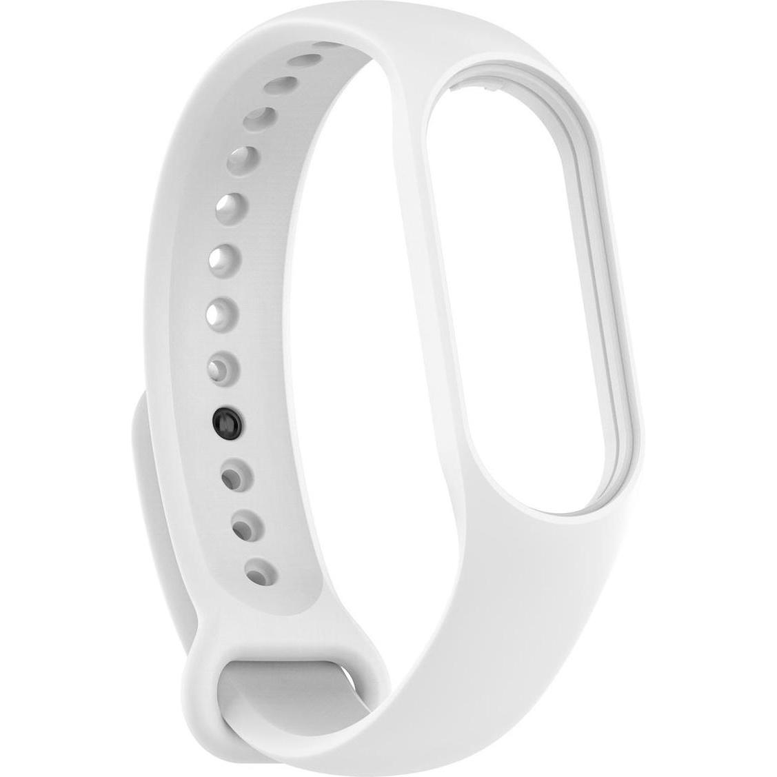 König Design Sport Ersatz Armband für Xiaomi Mi Band 5 7 6 NFC Amazfit Band 5 Loop Silikon (Silikon), Uhrenarmband, Weis...