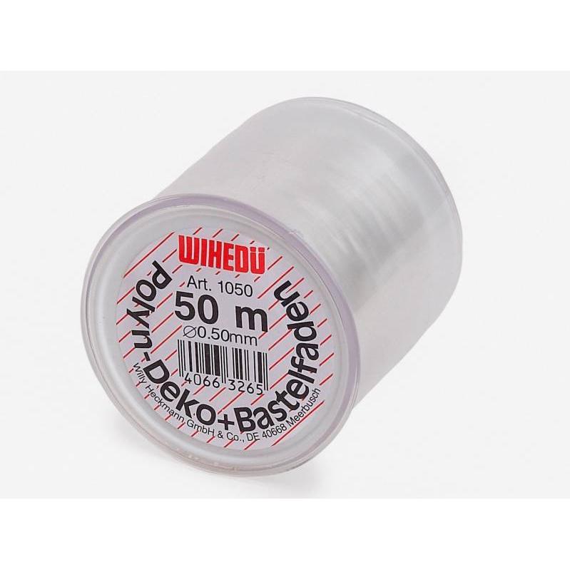 Magni Deko- und Bastelfaden 50m x 0,5mm,WIHEDÜ Polyn