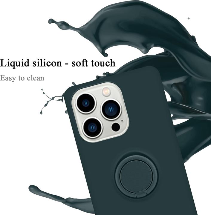 Immagine prodotto Cadorabo Custodia per Apple iPhone 14 PRO MAX in TPU Liquid Ring in stile custodia in silicone (Apple iPhone 14 Pro Max)