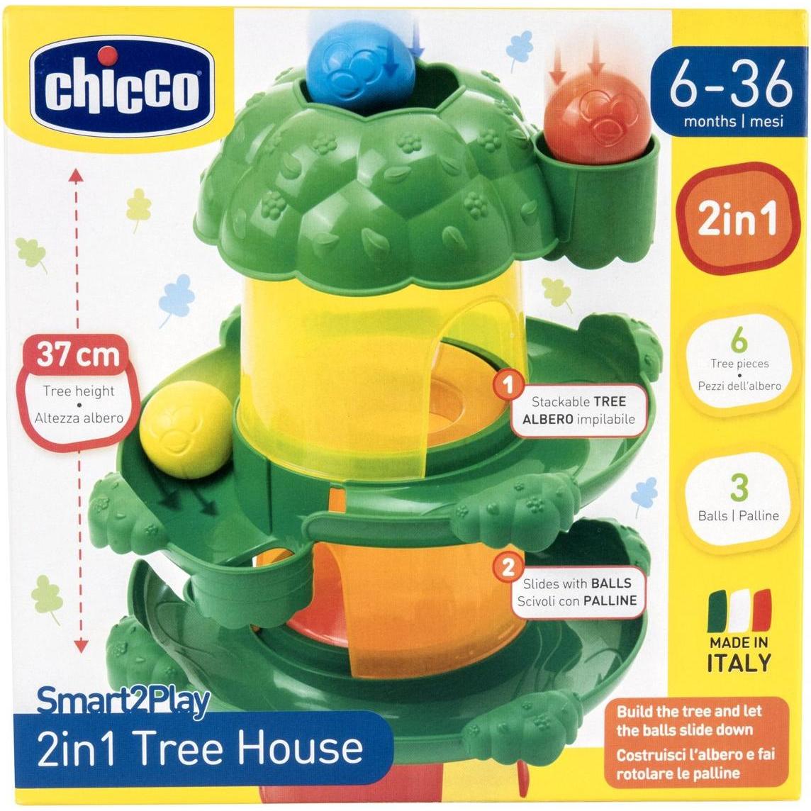 Thumbnail - Chicco Baumhaus 2in1 Stapelturm mit 3 Bällen