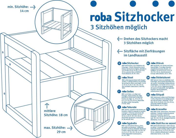 Immagine prodotto Roba Sgabello (Seggiolone)