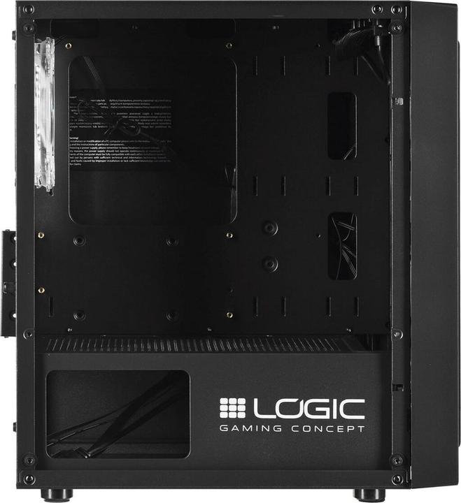 Actual product image Logic Obudowa Atos RGB Mini USB 3.0 Bez Zasilacza (mATX, Mini-ITX)