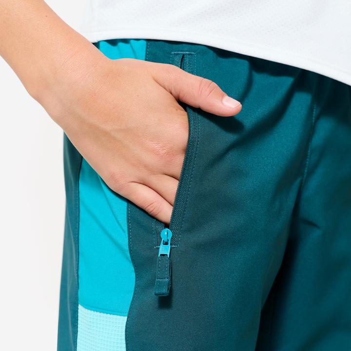 Produktbild Decathlon Shorts Sporthose Kinder atmungsaktiv - grün/türkis
