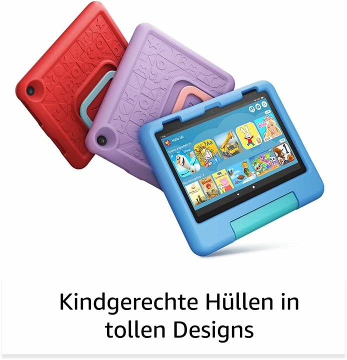 Immagine prodotto Amazon Fire HD 8 Kids (2022) incl. cover (Solo WiFi, 8", 32 GB, Red)
