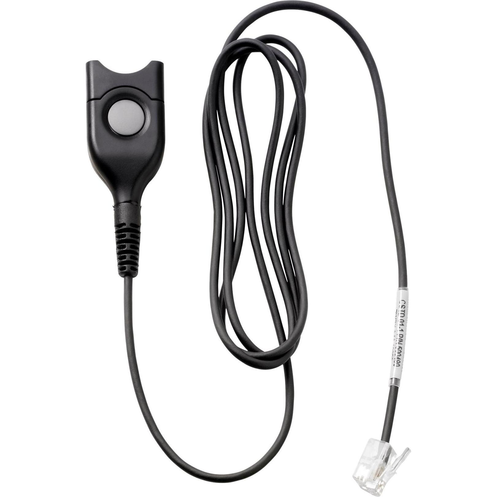 EPOS SENNHEISER CSTD 01-1 Standard headset connection cable with EasyDisconnect to ModularPlug, Headset Zubehör