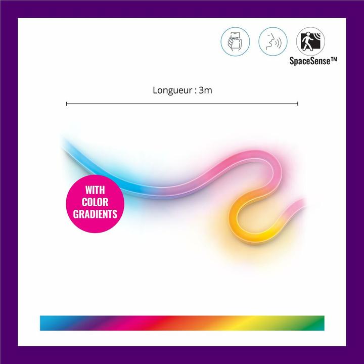 Actual product image WiZ Tunable White Color Flex Strip (RGB, 300 cm, Indoor)