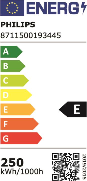 Energie-Label Philips Entladungslampe (E40, 260 W, 30900 lm, 1 x, E)