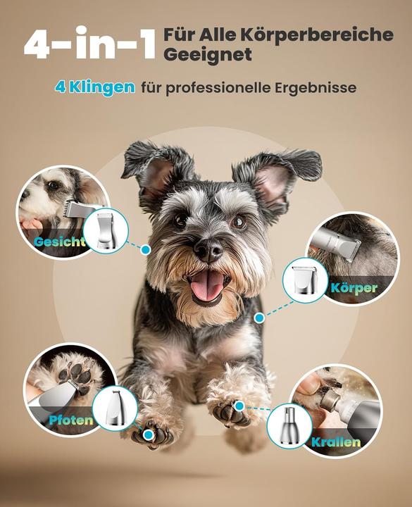 Actual product image Oneisall 4-in-1 Hundeschermaschine mit Pfotentrimmer (Cat, Dog)