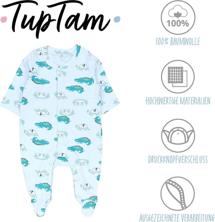 Produktbild TupTam Schlafstrampler mit Fuss - 3er Set (86)