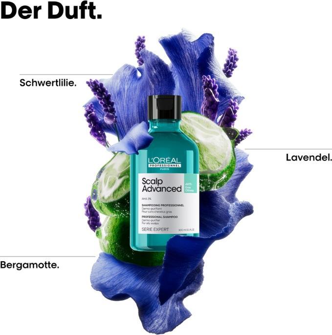 Actual product image L'Oréal Professionnel Série Expert Scalp Advanced - Anti-Oiliness Dermo-Purifier (Liquid shampoo, 300 ml)