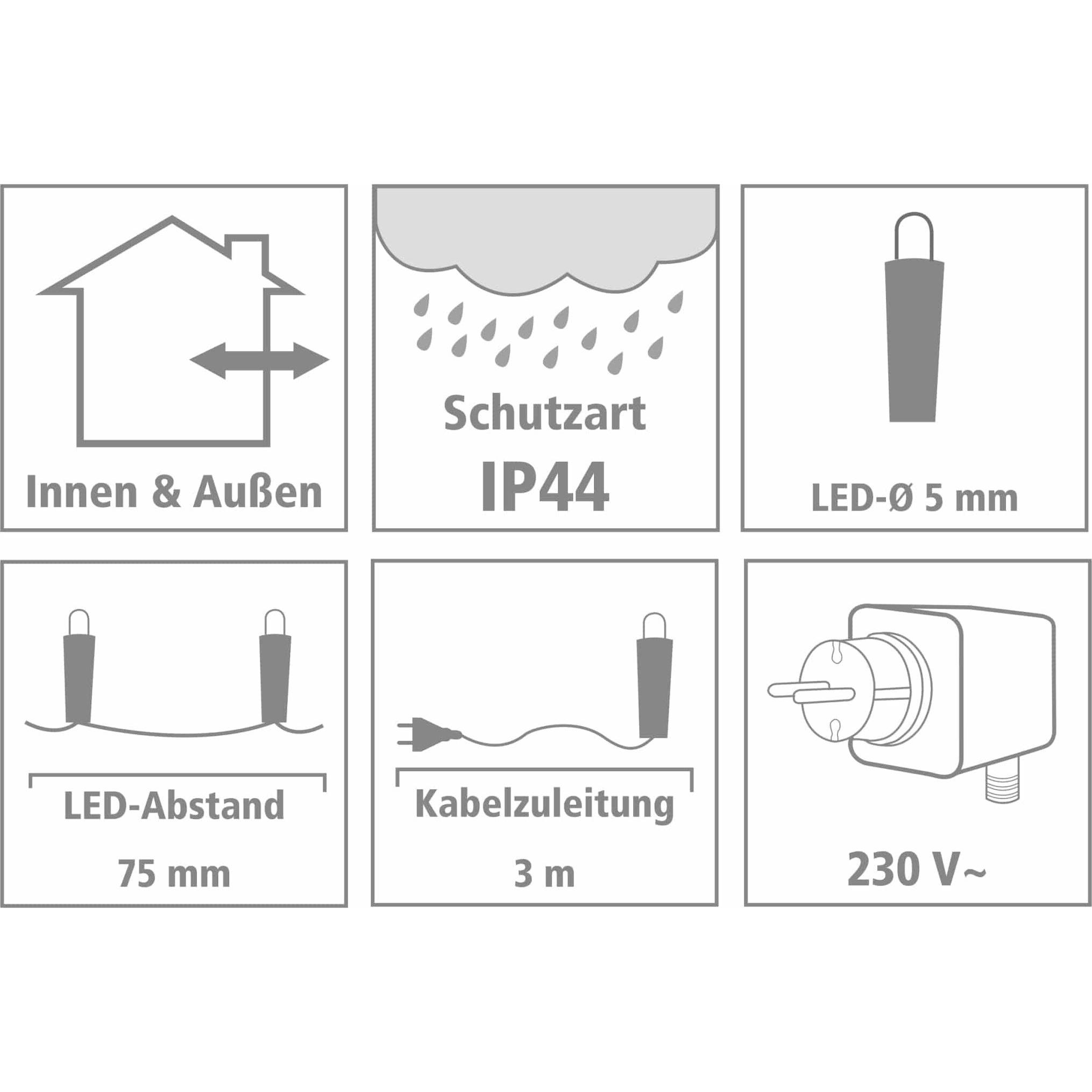 Thumbnail - Mondex, Lichterkette, ŁAŃCUCH LED 240L MULTIKOLOR 18M (0.01 m)