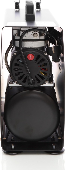 Produktbild Wiltec Airbrush Kompressor AF196AW Lufttank 2 Zylinder Kolben 6 bar 2 Stufenschalter (4 Bar, 3 l)
