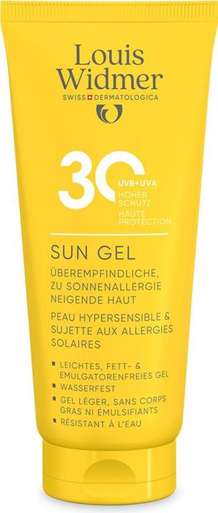 Produktbild Widmer Louis Sun Gel LSF30 parfumiert 100 ml (Sonnencreme, SPF 30, 100 ml)