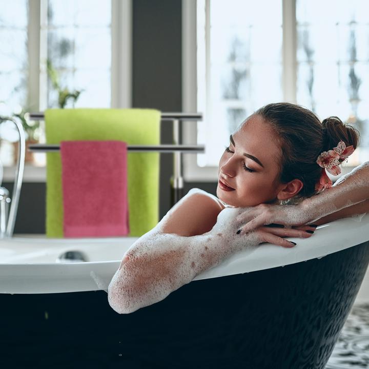 Actual product image Relaxdays Towel rack