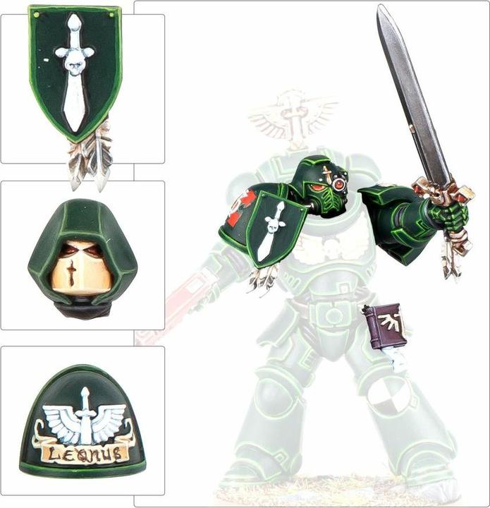 Produktbild Games Workshop Warhammer 40k - Dark Angels Améliorations et Décalcos (Kunststoff)
